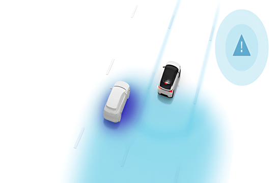 Surveillance active des angles morts.